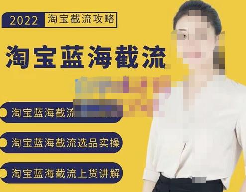 2022淘宝蓝海截流攻略，淘宝蓝海截流选品上货实操讲解_金轩项目库