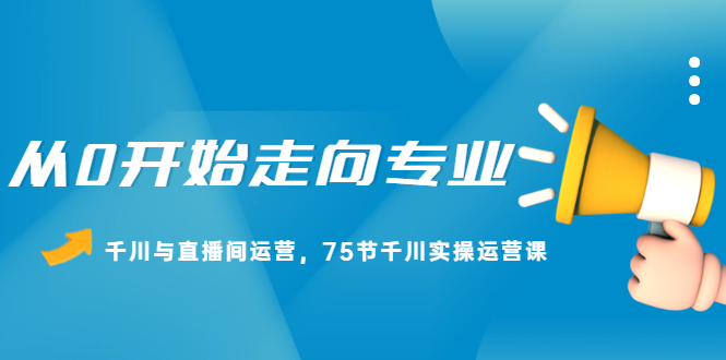 从0开始走向专业，千川与直播间运营，75节千川实操运营课_金轩项目库