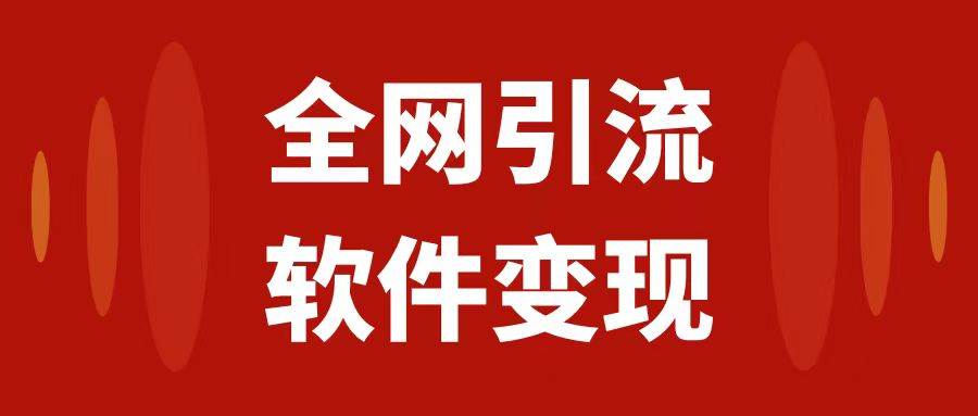 全网引流，软件虚拟资源变现项目，日入1000＋_金轩项目库