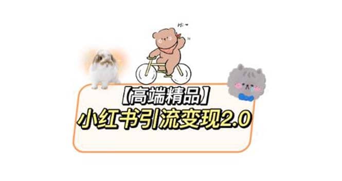 小红书最新引流变现2.0教程，全网最新最详细的视频教程+素材_金轩项目库