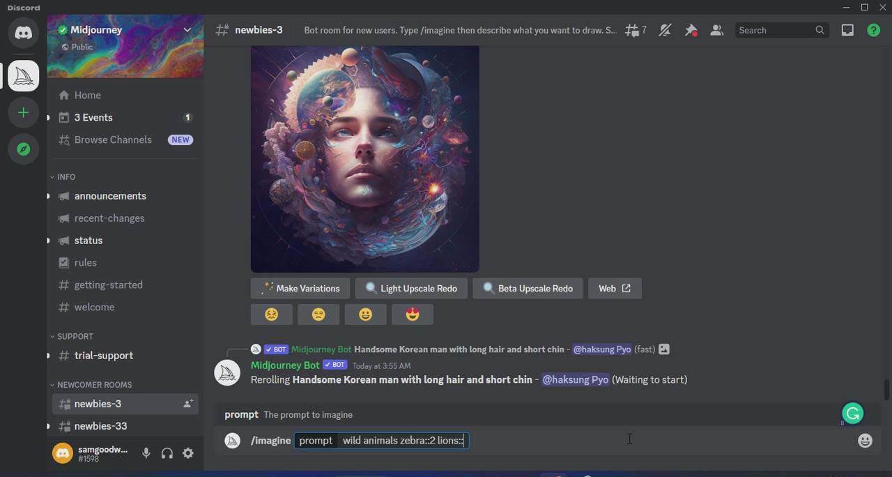 Midjourney AI人工智能艺术图片从入门到高级创作教程-33节课-中英字幕_金轩项目库