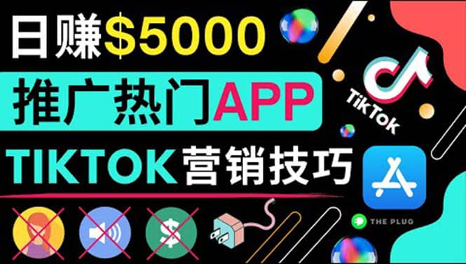 无需露脸，无需录音，无需投资，TIKTOK上传短视频，最高日入5000美元_金轩项目库