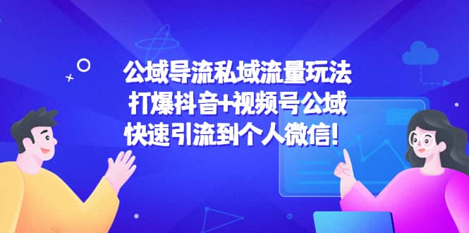公域导流私域流量玩法：打爆抖音+视频号公域_金轩项目库