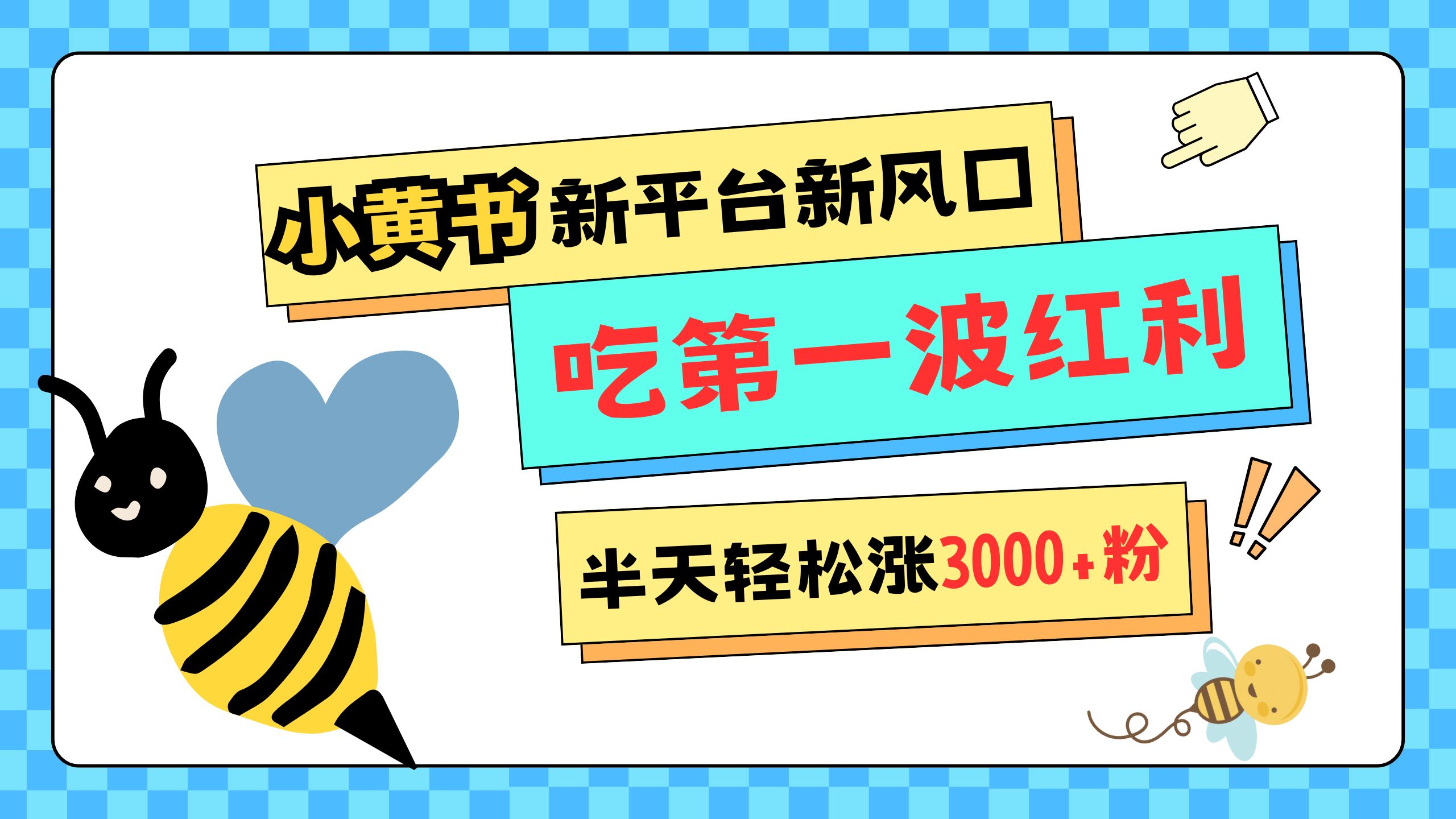 网易版小红书重磅来袭，新平台新风口，管理宽松，半天轻松涨3000粉，第一波红利等你来吃_金轩项目库