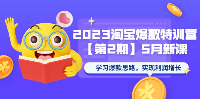 2023淘宝爆款特训营【第2期】5月新课 学习爆款思路，实现利润增长_金轩项目库