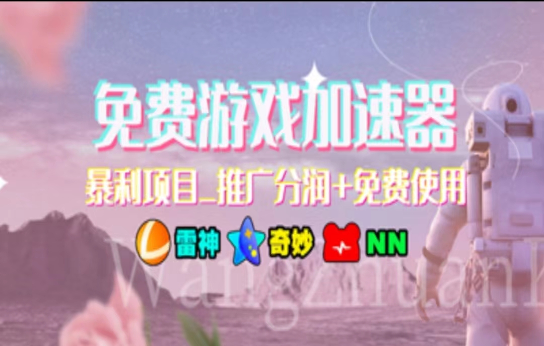游戏加速器推广，一个月几百到几千的小项目，你看的上么？_金轩项目库