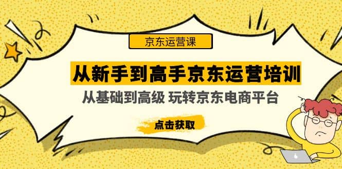 从新手到高手京东运营培训：从基础到高级 玩转京东电商平台(无水印)_金轩项目库