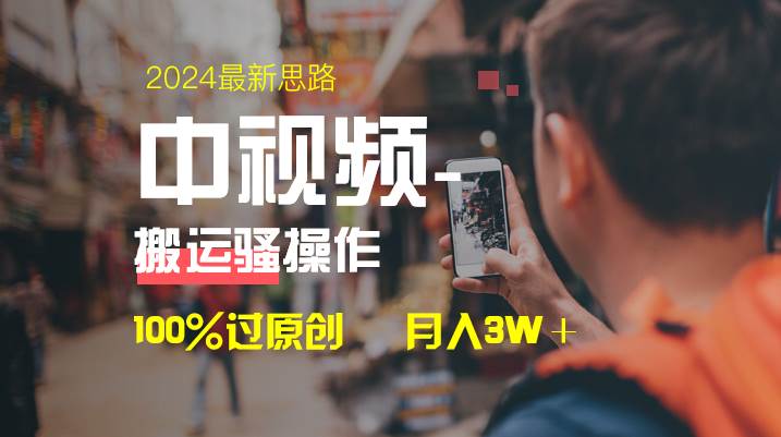 中视频新思路，双重去重100%过原创，一键分发多平台变现，简单无脑，日入1000+_金轩项目库