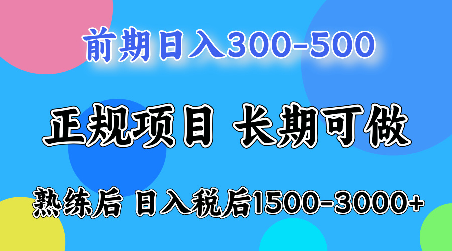 备战寒假，月入10万+，正规项目，常年可做_金轩项目库