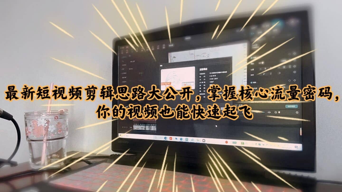 最新短视频剪辑思路大公开，掌握核心流量密码，你的视频也能快速起飞_金轩项目库