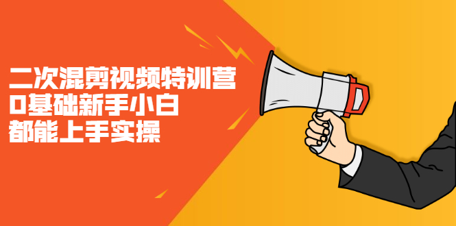 二次混剪视频特训营，0基础新手小白都能上手实操，两天开干_金轩项目库