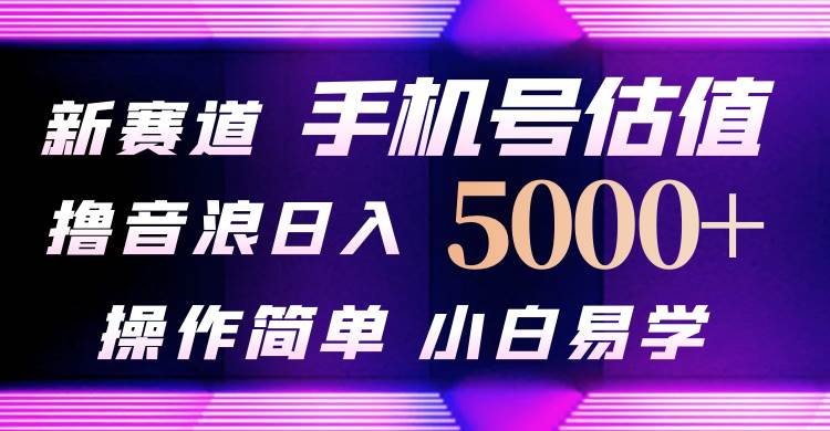 抖音不出境直播【手机号估值】最新撸音浪，日入5000+，简单易学，适合…_金轩项目库