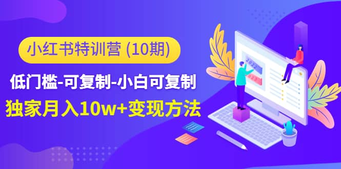 小红书特训营（第10期）低门槛-可复制-小白可复制_金轩项目库