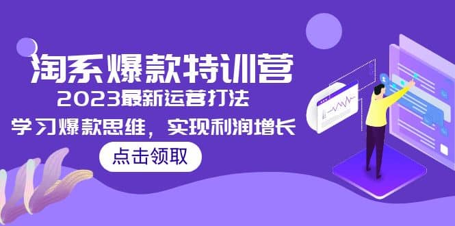 2023淘系爆款特训营，2023最新运营打法，学习爆款思维，实现利润增长_金轩项目库
