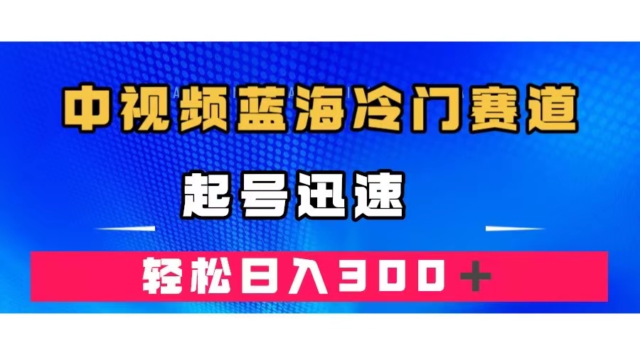 中视频蓝海冷门赛道，韩国视频奇闻解说，起号迅速，日入300＋_金轩项目库