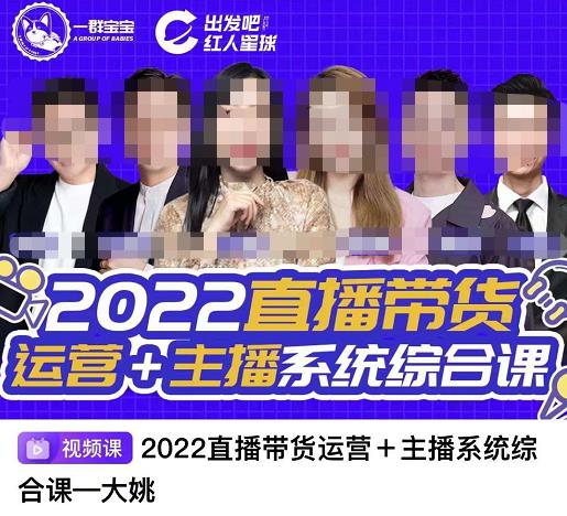 直播带货运营+主播系统综合课，讲透2022年如何做直播带货_金轩项目库