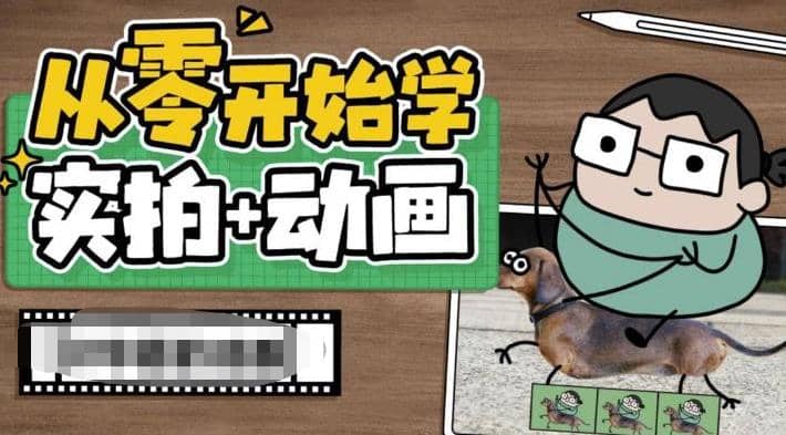 从零开始学实拍加动画，实拍加动画创意教程（49节视频课）_金轩项目库
