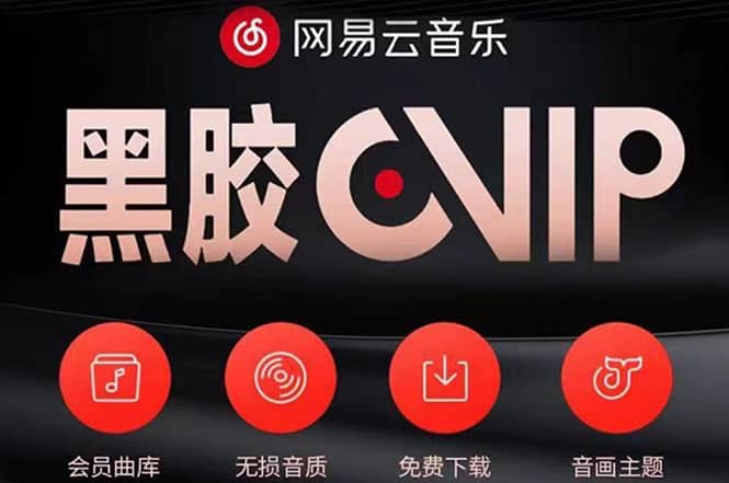 网易云撸黑胶年卡及变现方法，收益可无限放大_金轩项目库