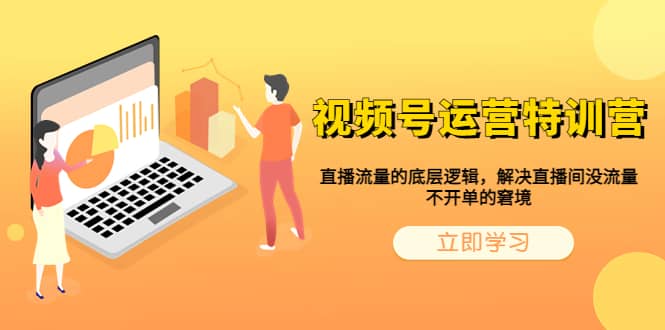 视频号运营特训营，直播流量的底层逻辑，解决直播间没流量，不开单的窘境_金轩项目库