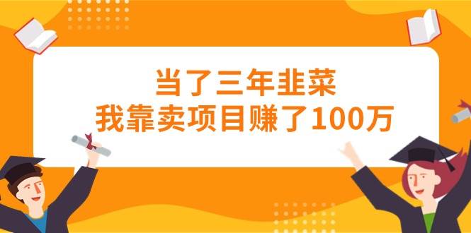 当了三年韭菜我靠卖项目赚了100万_金轩项目库