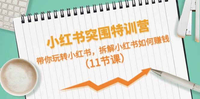小红书突围特训营，带你玩转小红书，拆解小红书如何赚钱（11节课）_金轩项目库