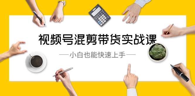 视频号-混剪带货实战课，小白也能快速上手（10节课）_金轩项目库