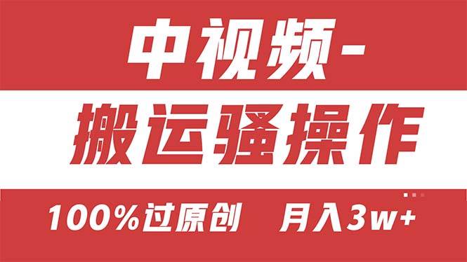 【中视频新思路】双重去重100%过原创，无脑搬运一键多渠道发布，一人可…_金轩项目库
