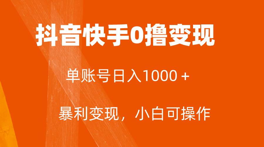 全网首发，单账号收益日入1000＋，简单粗暴，保底5元一单，可批量单操作_金轩项目库