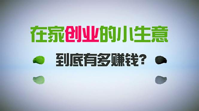 在家创业，日引300+创业粉，一年收入30万，闷声发财的小生意，比打工强_金轩项目库