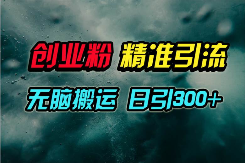视频号纯搬运日引300+创业粉教程！_金轩项目库