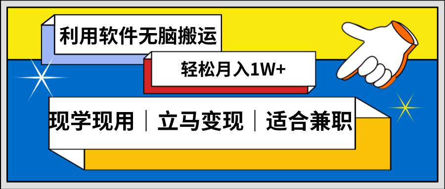 低密度新赛道 视频无脑搬 一天1000+几分钟一条原创视频 零成本零门槛超简单_金轩项目库