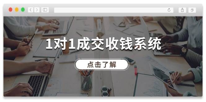 1对1成交 收钱系统，十年专注于引流和成交，全网130万+粉丝_金轩项目库