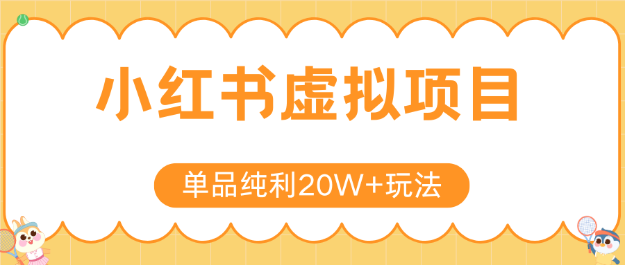 小红书卖虚拟产品，单品纯利20W+玩法分享（4节系列课程）_金轩项目库